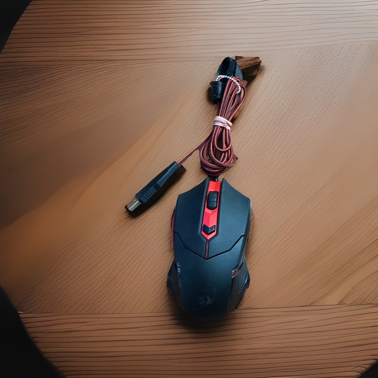 Red Dragon Wired USB LED Optical Weighted Gaming Mouse 3200 DPI S101-3 Excellent