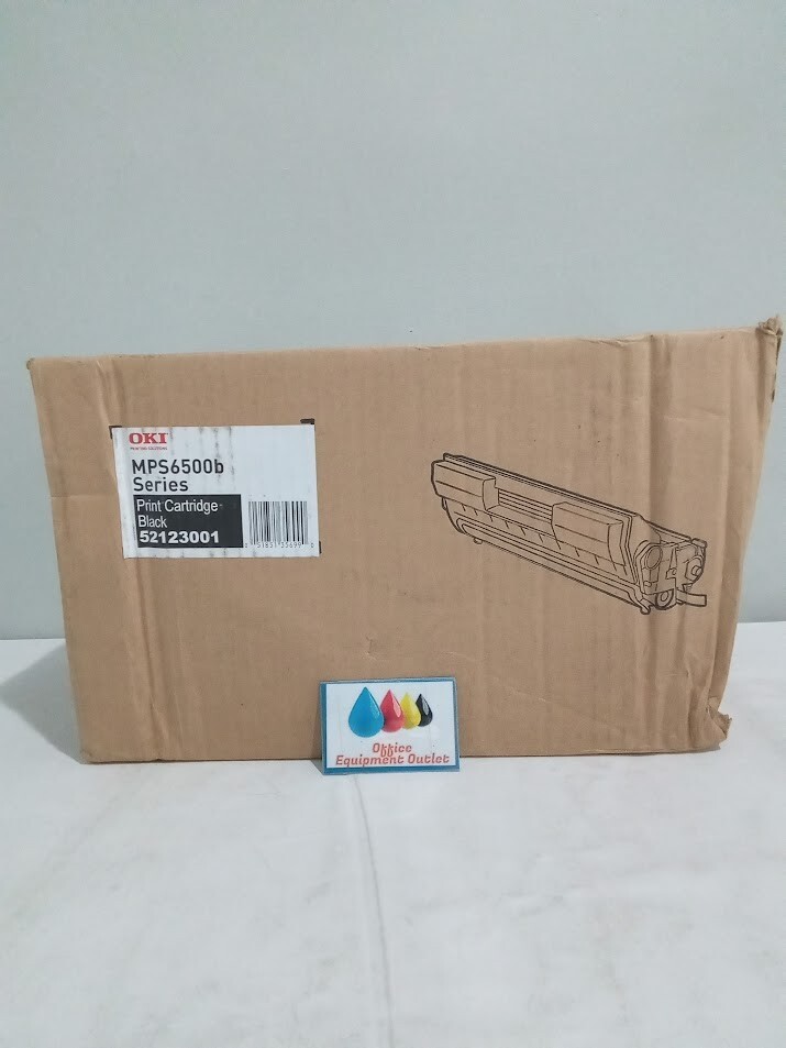 Oki 52123001 OEM Black Laser Toner Cartridge