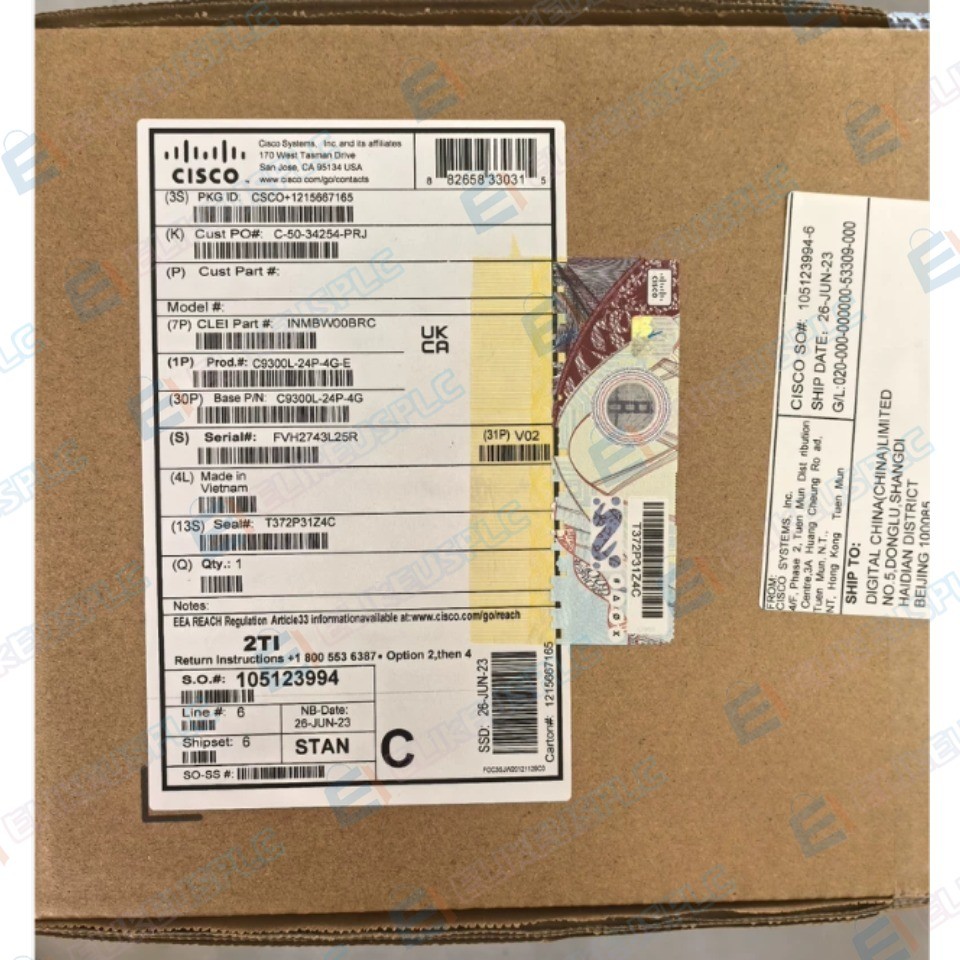 Cisco Systems C9200L-24T-4G-E Catalyst 9200 Layer 3 Switch New Sealed