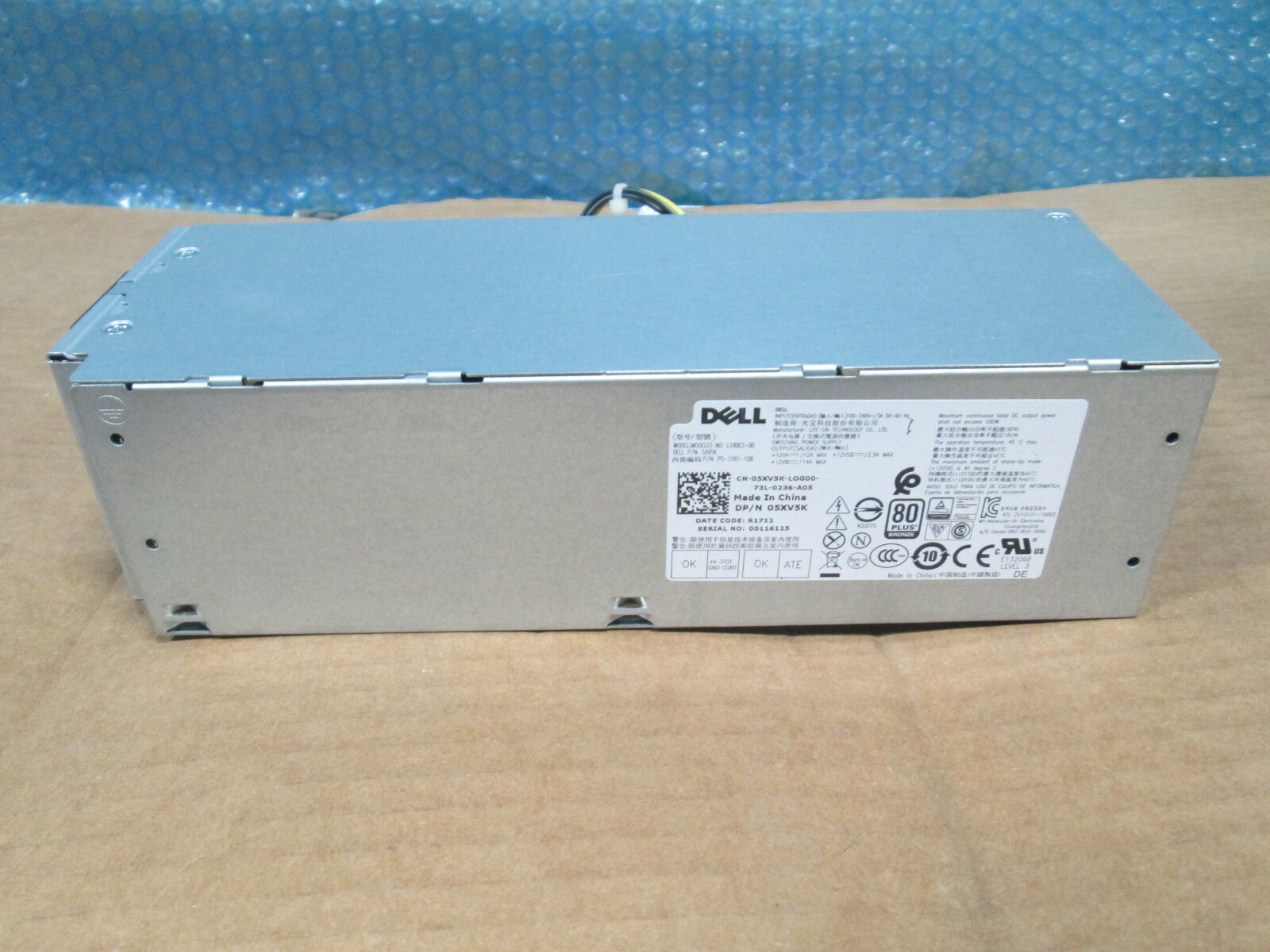 Dell Optiplex 3040 5040 7040 Power Supply 05XV5K SFF PS-3181-1DB L180ES-00  180W