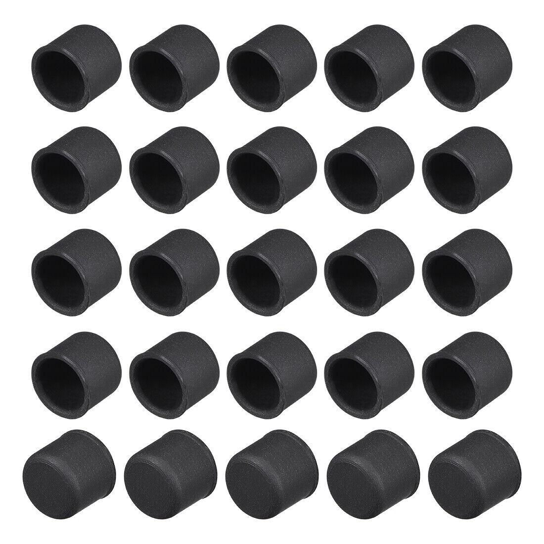 20pcs Plastic RCA Port Anti-Dust Stopper Cap Cover Black