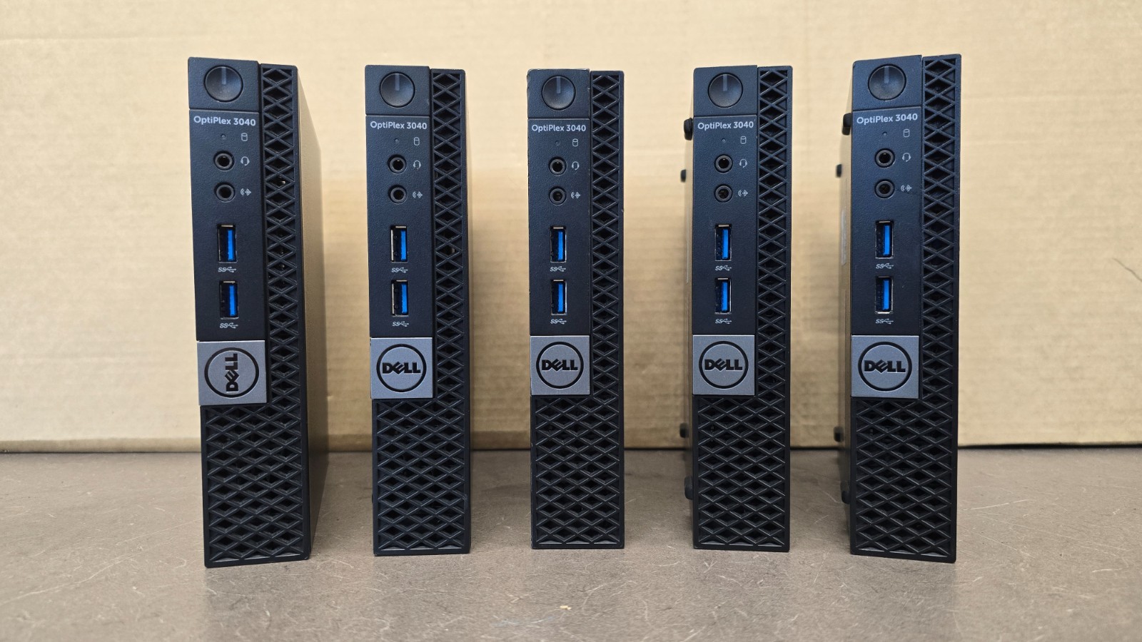 (Lot of 5) Dell OptiPlex 3040 Micro i5-6500t, 8GB RAM, no HDD or AC #21