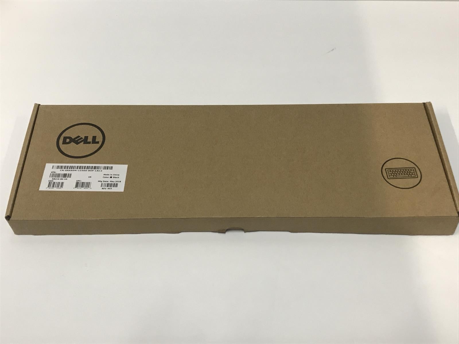 Dell Multimedia Keyboard US QWERTY Black Professional USB LOT OF 10 KB216-BK-US