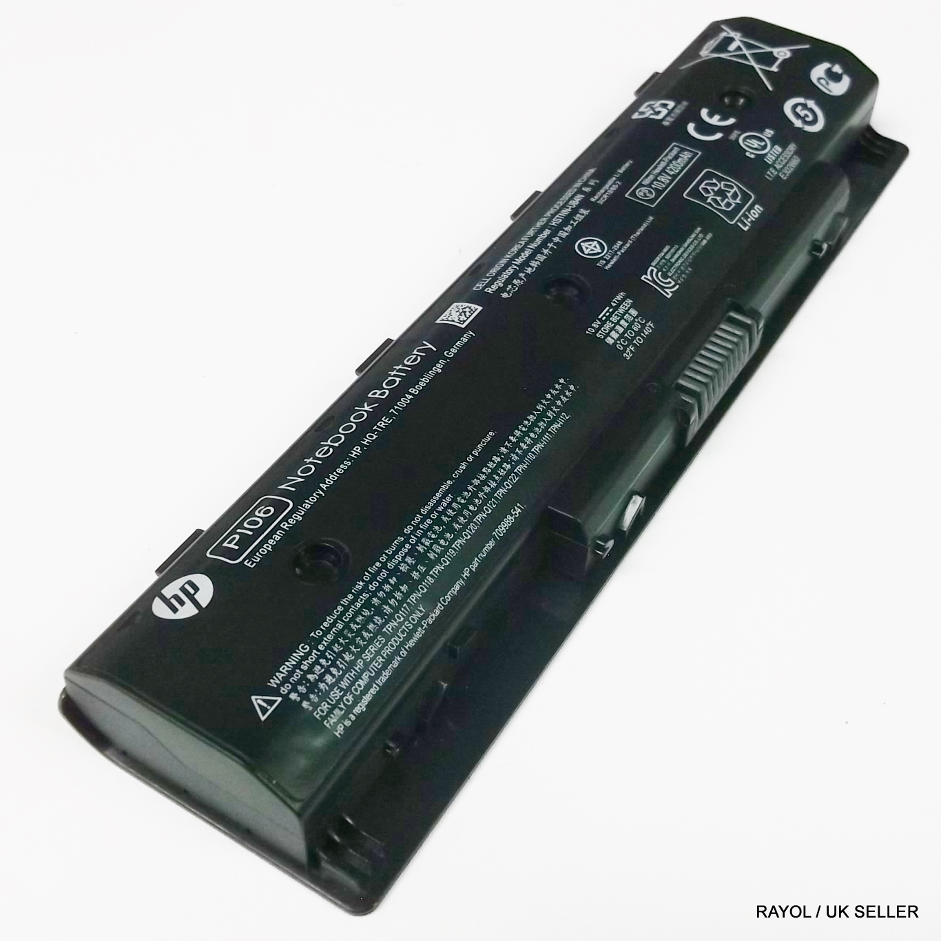 Genuine HP 6-cell Battery for ENVY 17-J053EA 17-J130EA 17-J184NA PI06 710416-001