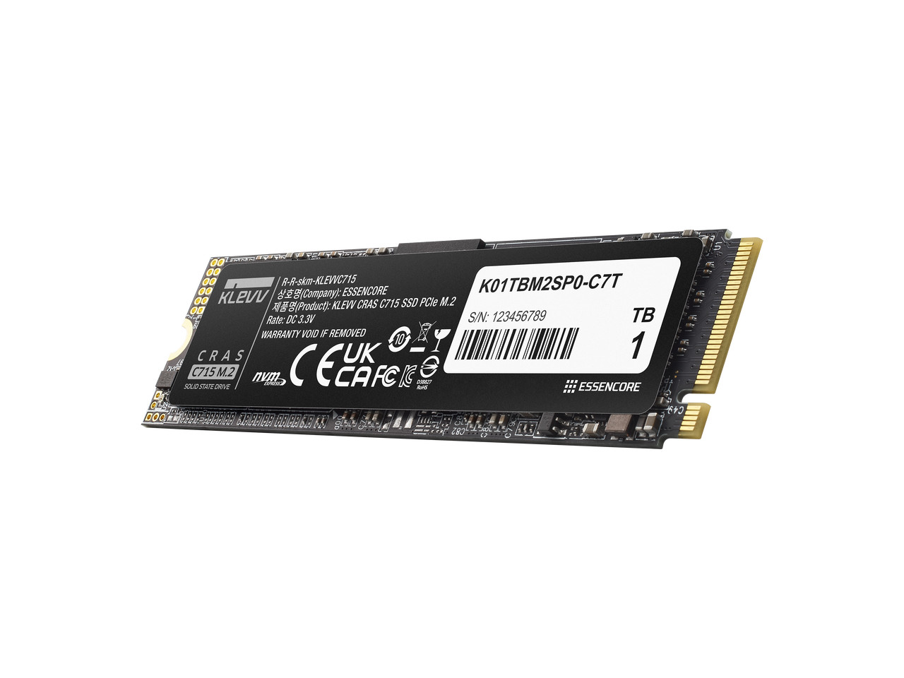 KLEVV M.2 2280 256GB PCI-Express 3.0 x4 3D NAND TLC Internal Solid State Drive