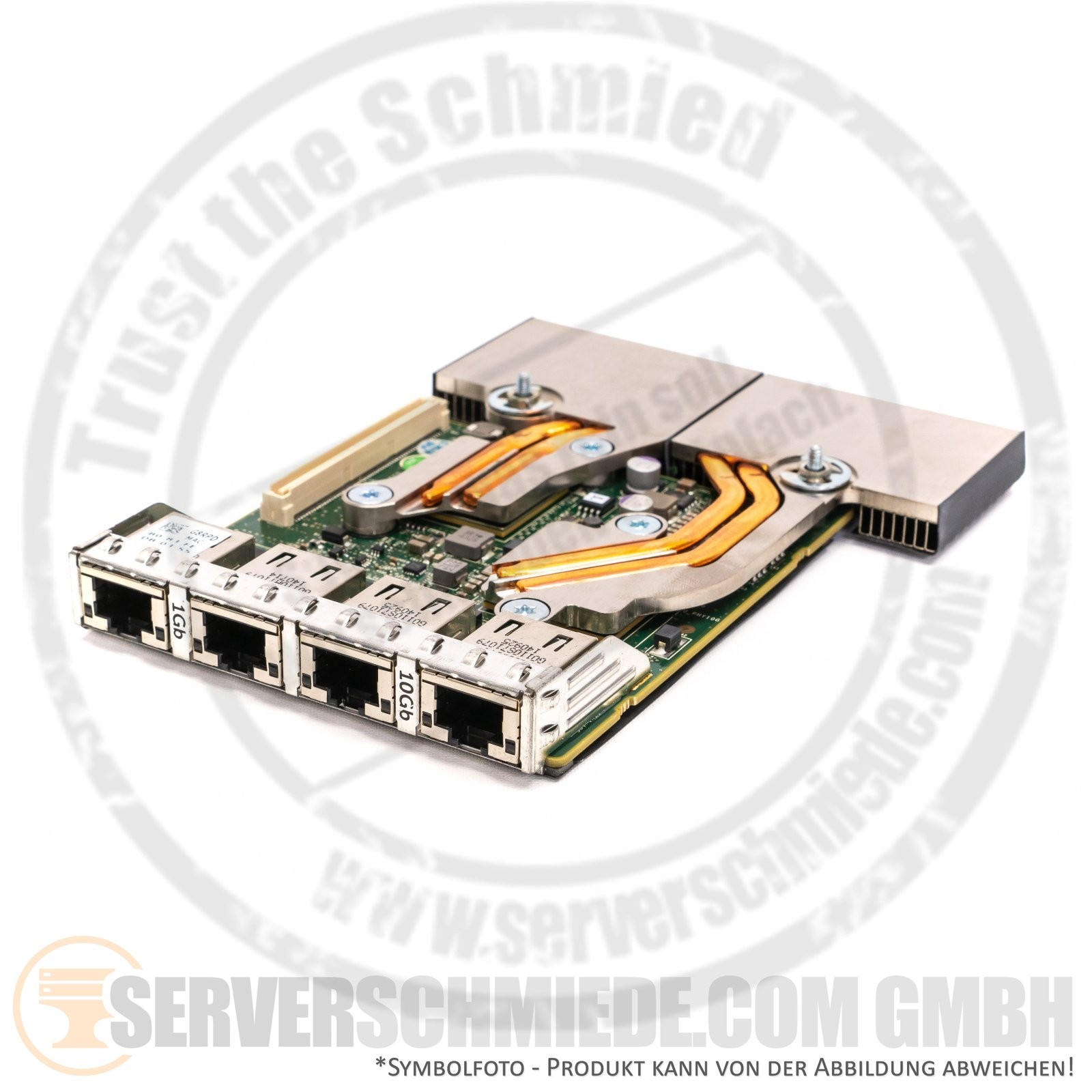 Dell 2x 10GbE 2x 1GbE 10 Gigabit LAN Ethernet Daughter Card 57800-T 0G8RPD