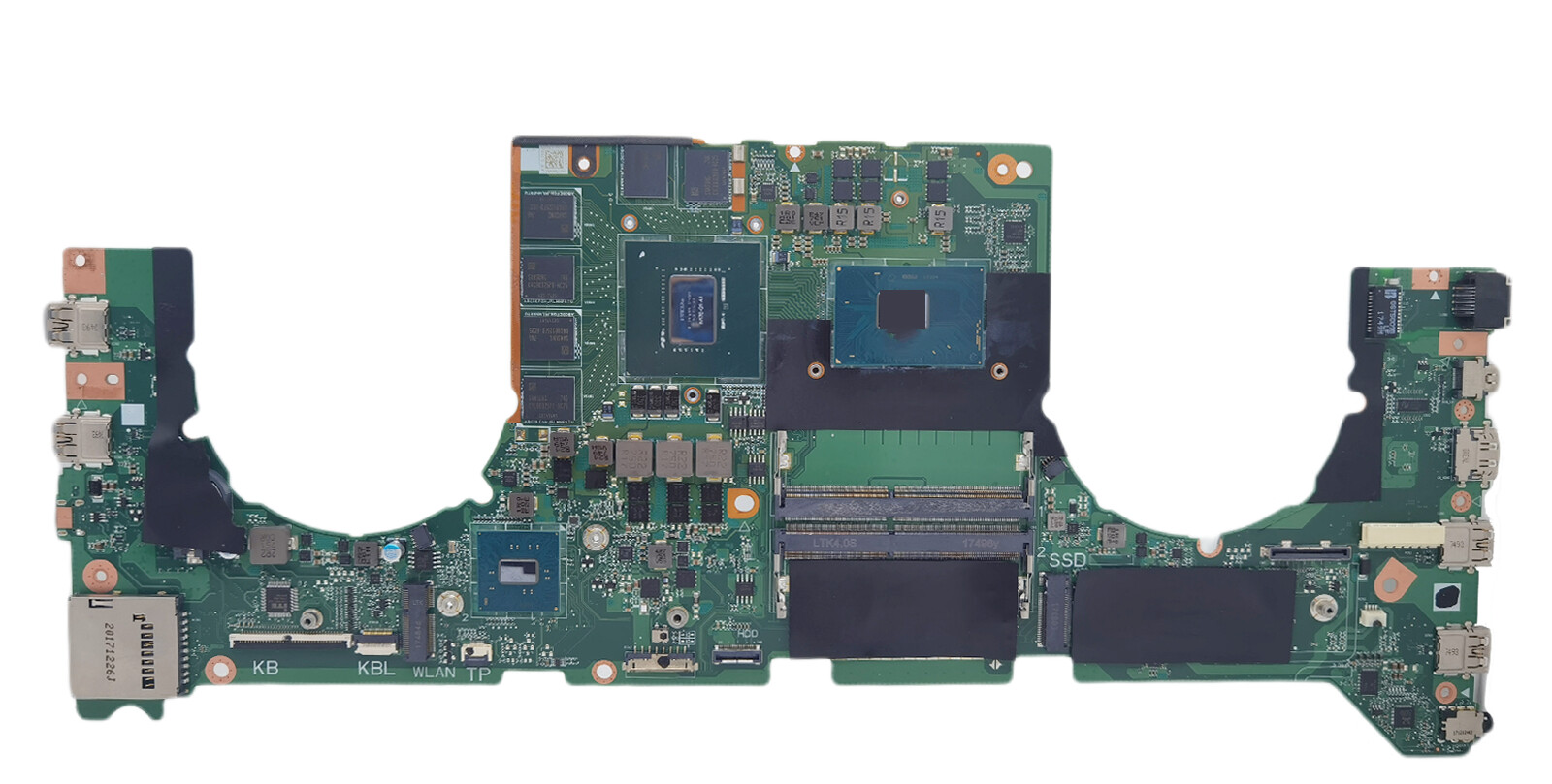 For ASUS ROG GL703VM Laptop Motherboard i5 i7 7th Gen GTX1060-3G DABKNMB1AA0