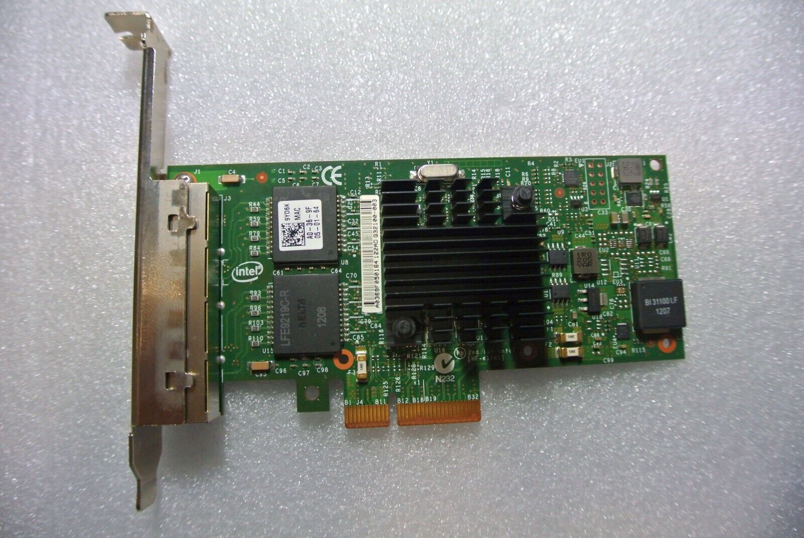 THGMP Dell Intel I350-T4 Quad Port PCI-E x4 Ethernet Server Adapter 9YD6K