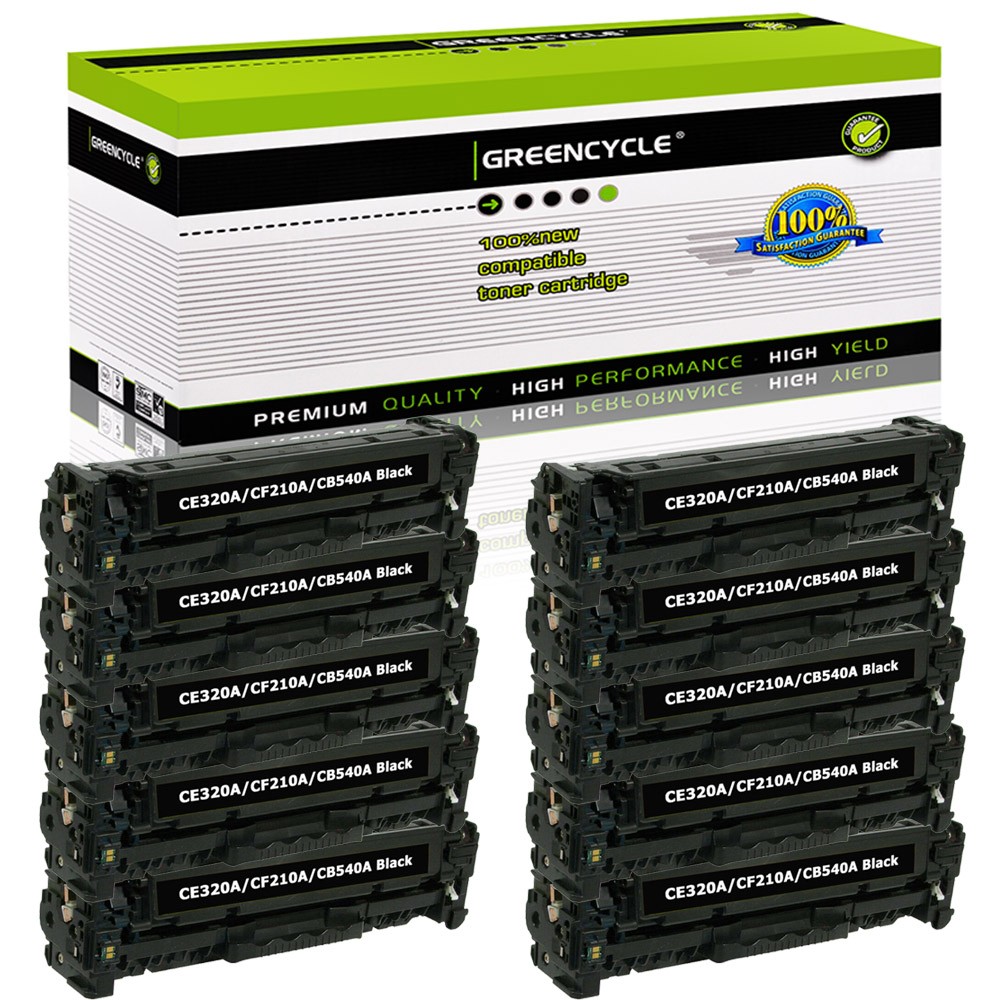 10PK CF210A Black Toner Cartridge For HP 131A LaserJet Pro 200 MFP M276n M276nw