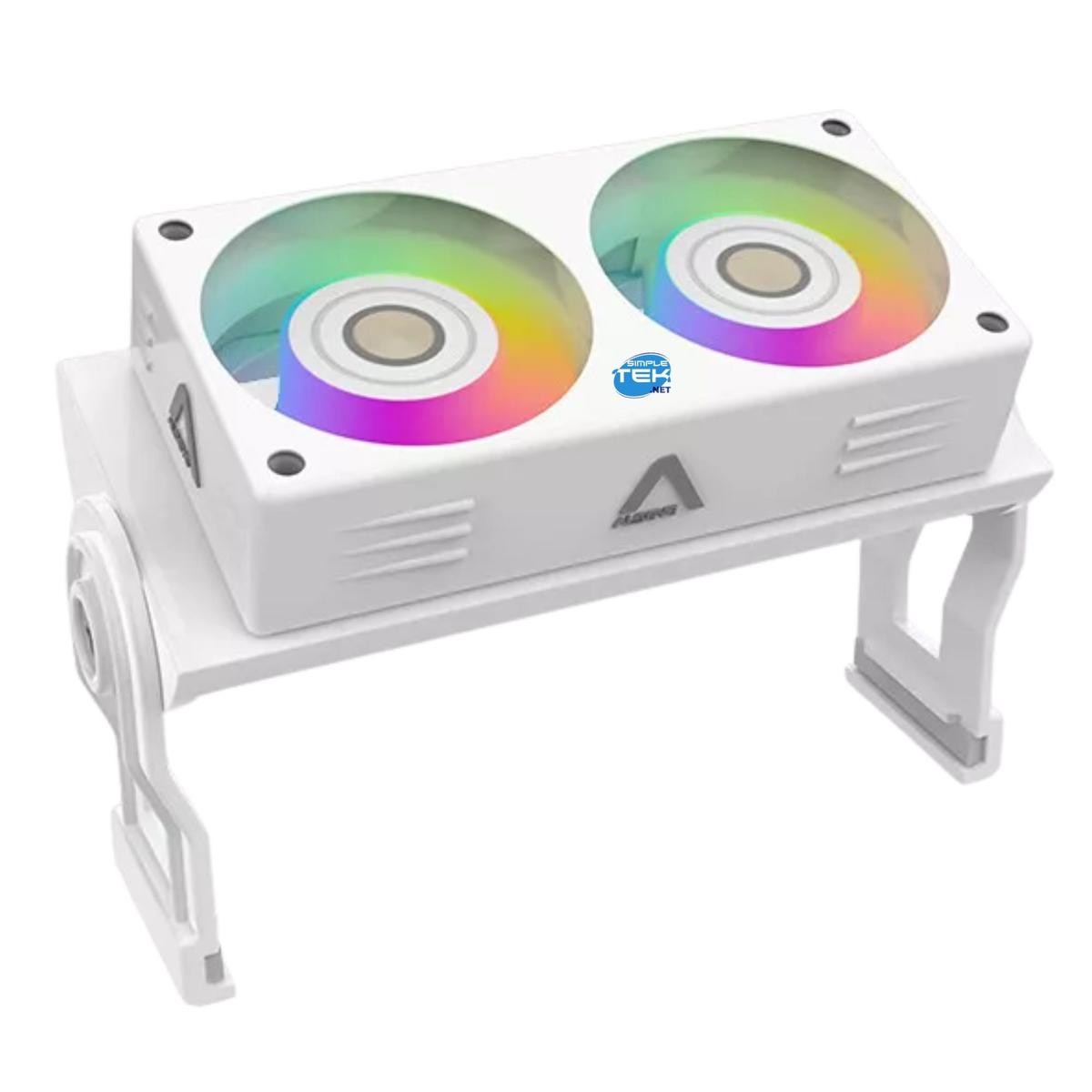 White Rgb Cooler For Memory Modules Ram Ddr3 Ddr4 Ddr5 Dimm Fans