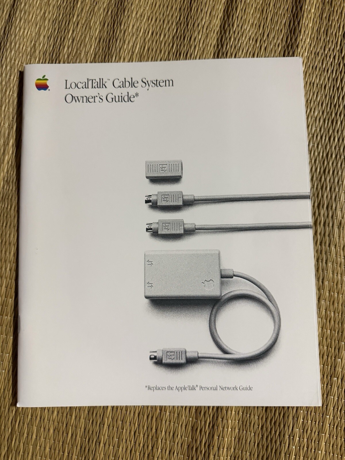 Vtg 1987 Apple Macintosh LocalTalk Cable System Owner's Guide 030-0043-A