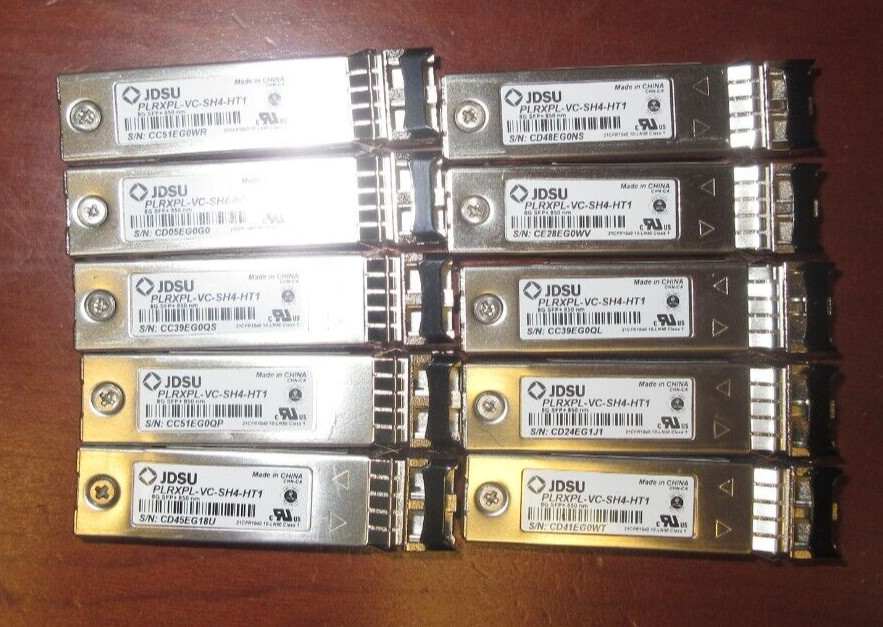JDSU PLRXPL-VC-SH4-HT1 Transceiver LOT OF 10