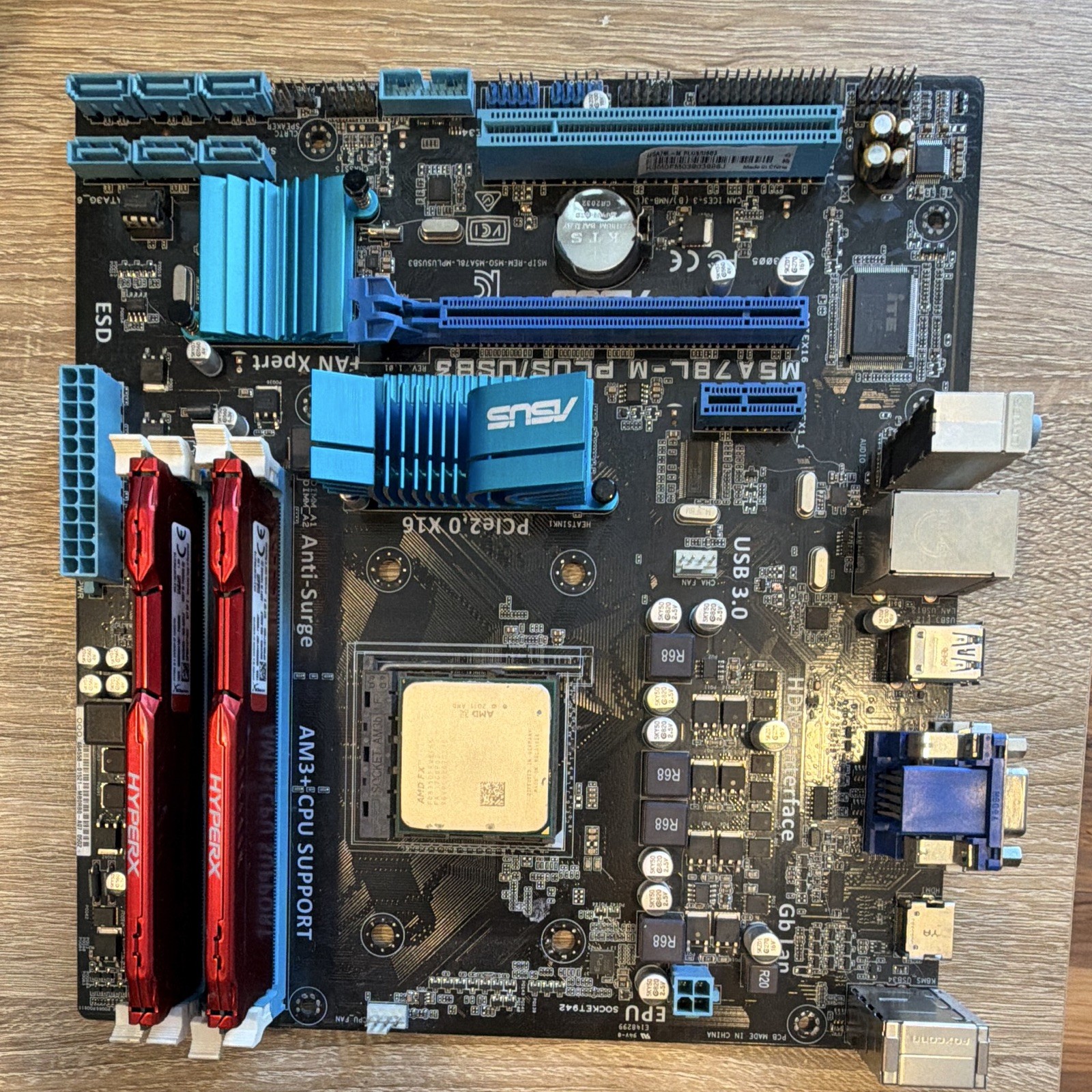 ASUS M5A78L-M PLUS/USB3 mATX AM3+ Motherboard w/ AMD FX 8-Core 3.5GHz DDR3 