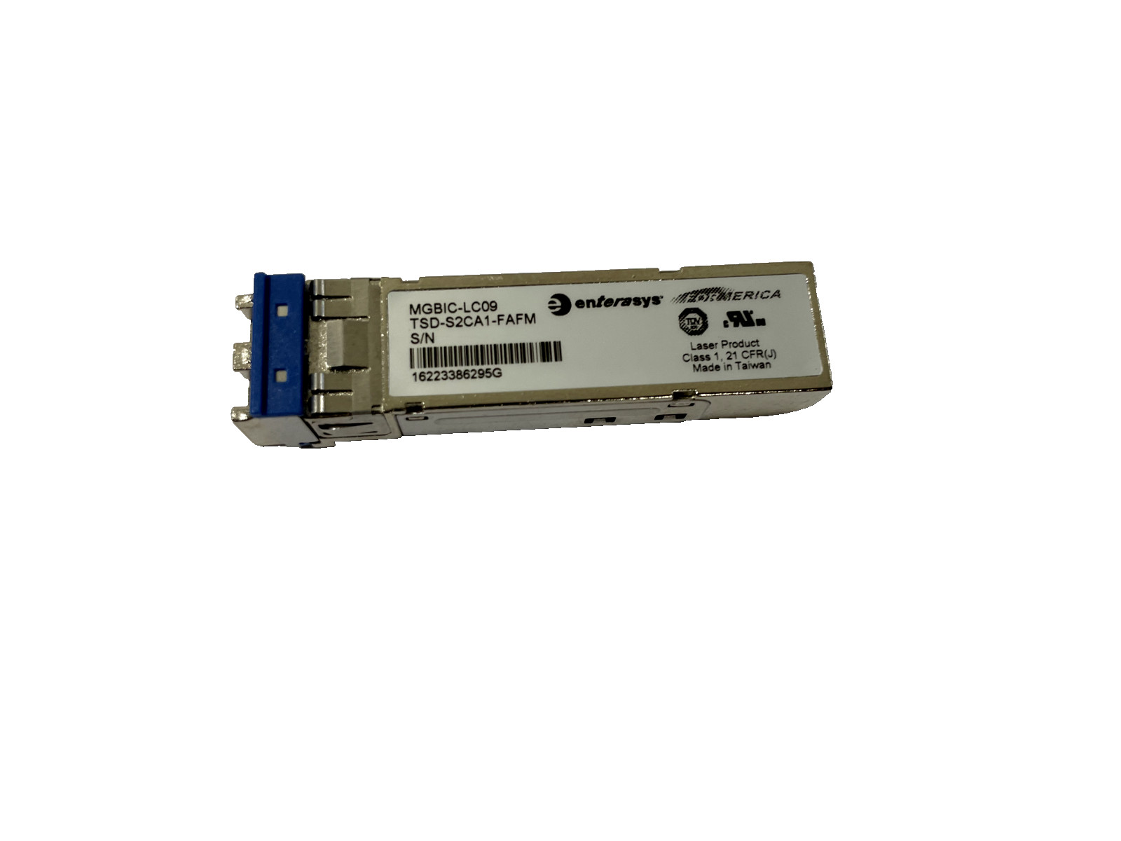 MGBIC-LC09 - 1000BASE-LX, SM, 1310nm, 10km, LC SFP (Compatible with Enterasys)