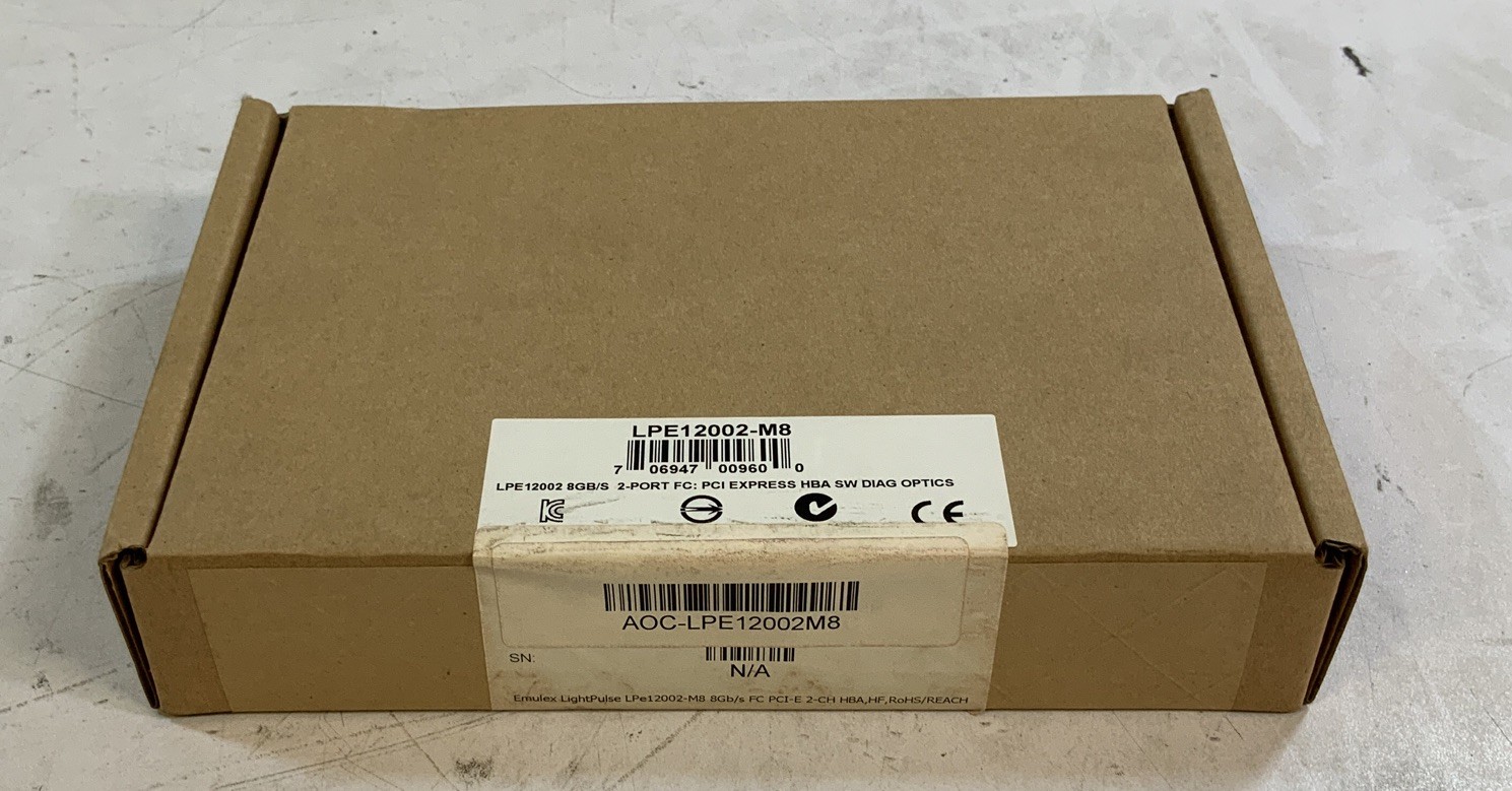 Supermicro LPE12002-M8 Emulex 8GB DP FC PCI Express 2.0 HBA NS O1C