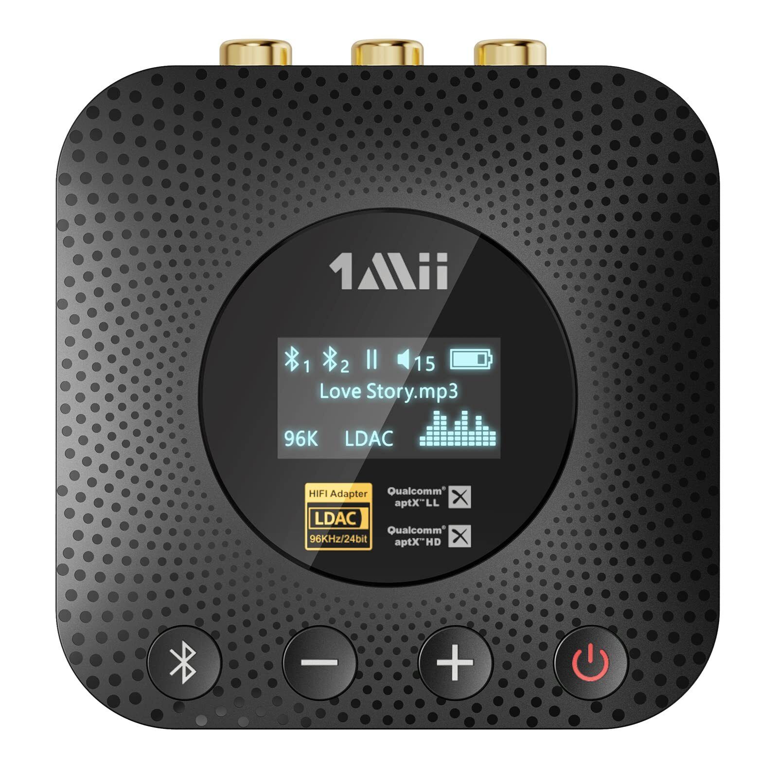 1Mii Bluetooth Receiver LDAC & APTX HD & APTX LL Low Latency AAC Audio Support