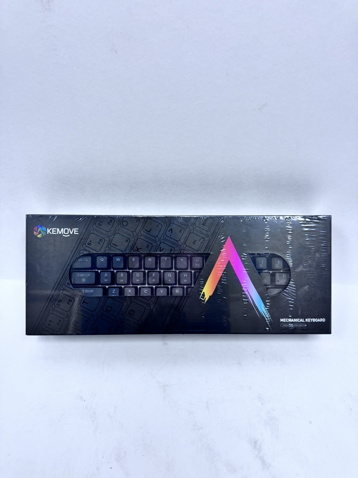 NEW Kemove DK61 Shadow Bluetooth Gateron Blue Switch Mechanical Gaming Keyboard