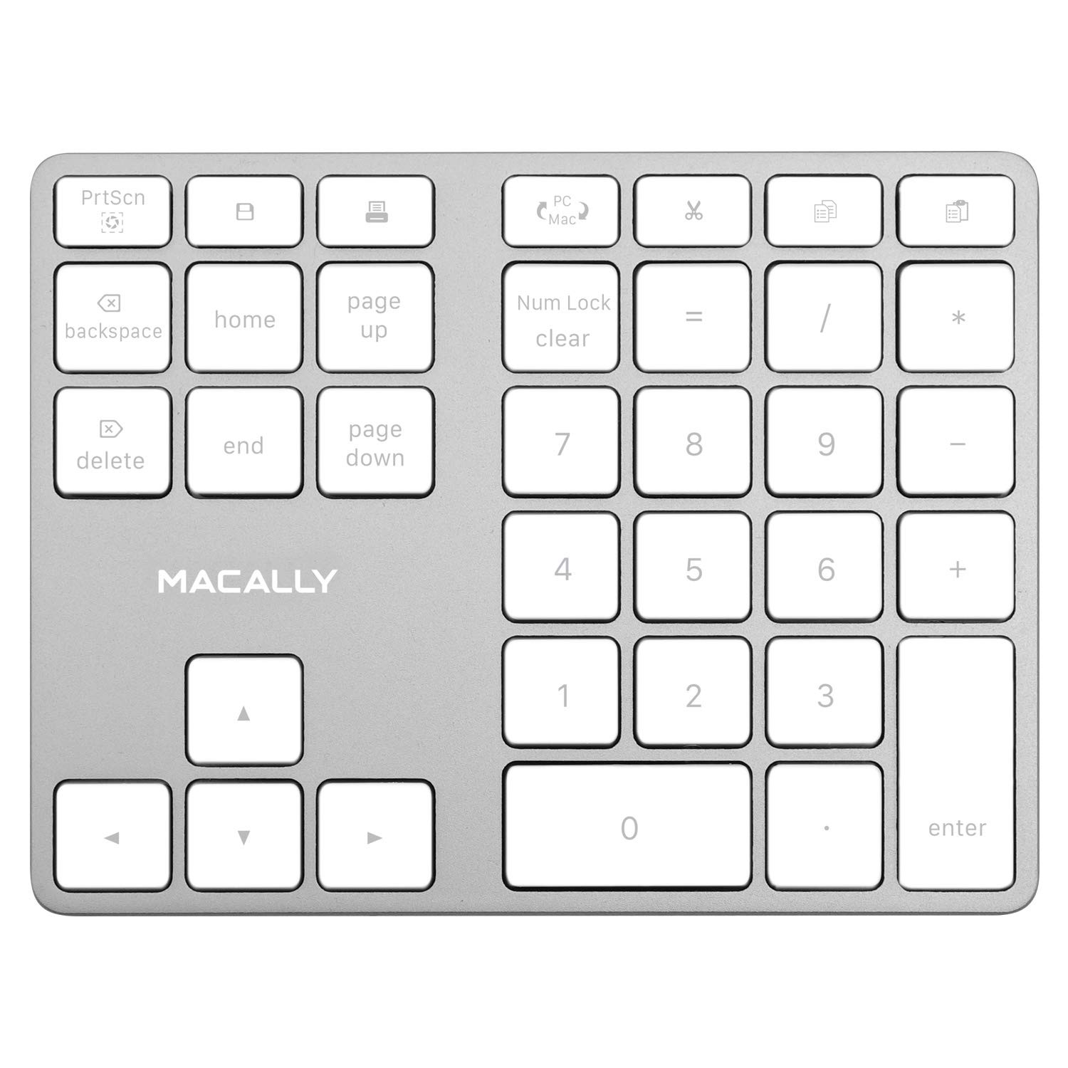 Bluetooth Number Pad for Laptop - Rechargeable Wireless Numeric Keypad - Slim...