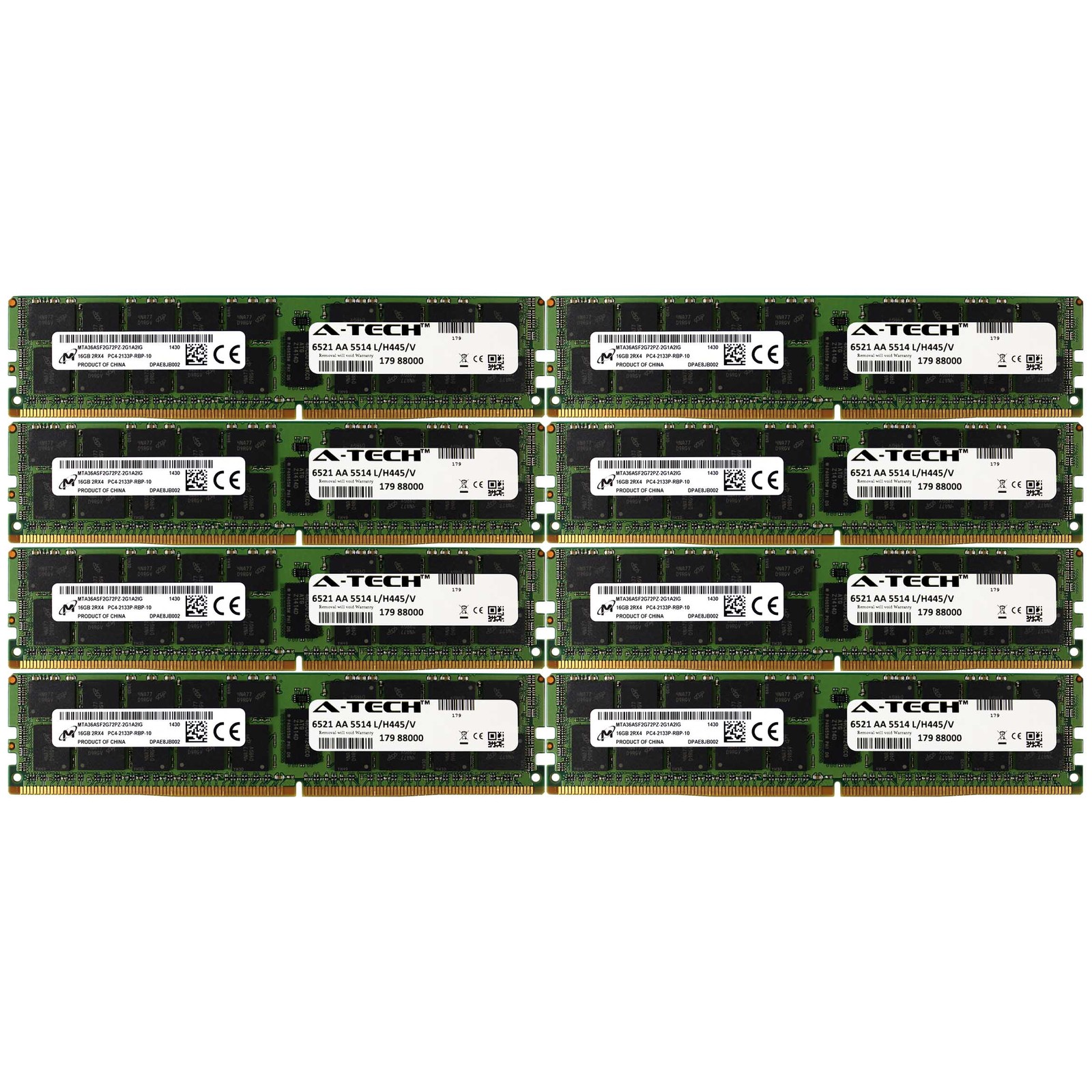 PC4-17000 Micron 128GB Kit 8x 16GB Dell PowerEdge R730xd R730 R630 Memory RAM