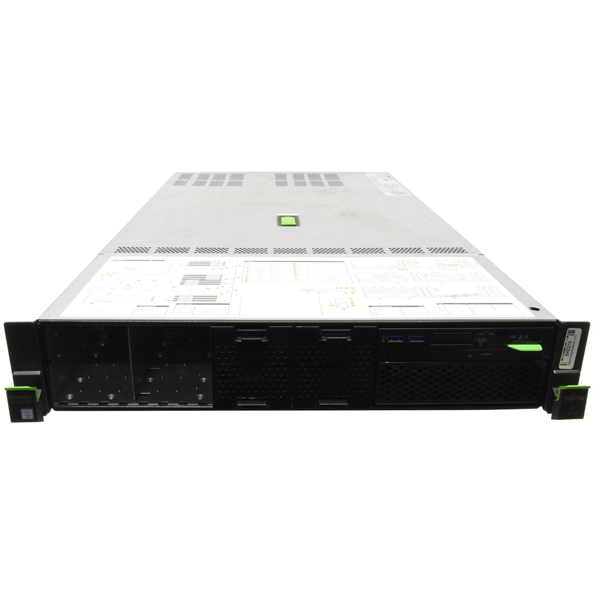 Fujitsu Primergy RX2540 M4 Server No CPU 0GB PC4 RAM No HDD 2x Cooler 8x2.5" SFF