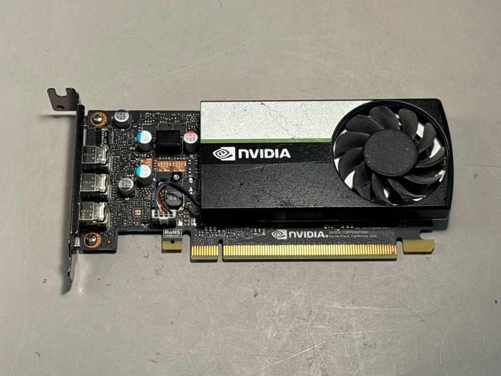 NVIDIA T400 2GB GDDR6 PCIe x16 SFF Graphics Card 3x Mini DisplayPort