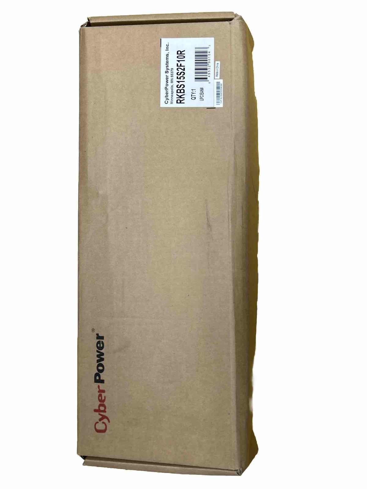 CyberPower PDU Rackbar Surge Suppressor 15A RM 12 Outlet 1U RKBS15S2F10R