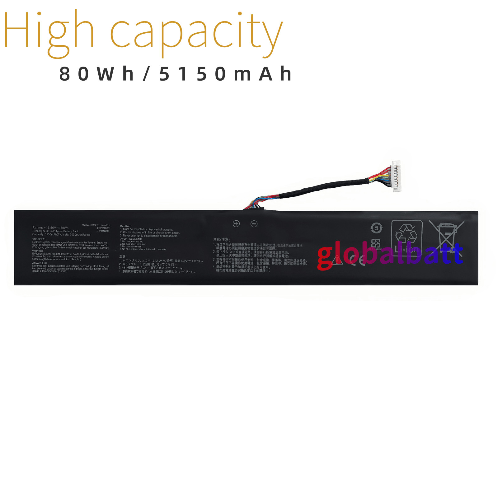 C41N2311 New Battery For Asus Rog Ally X RC72LA Ally 2nd Handheld Game player Pc