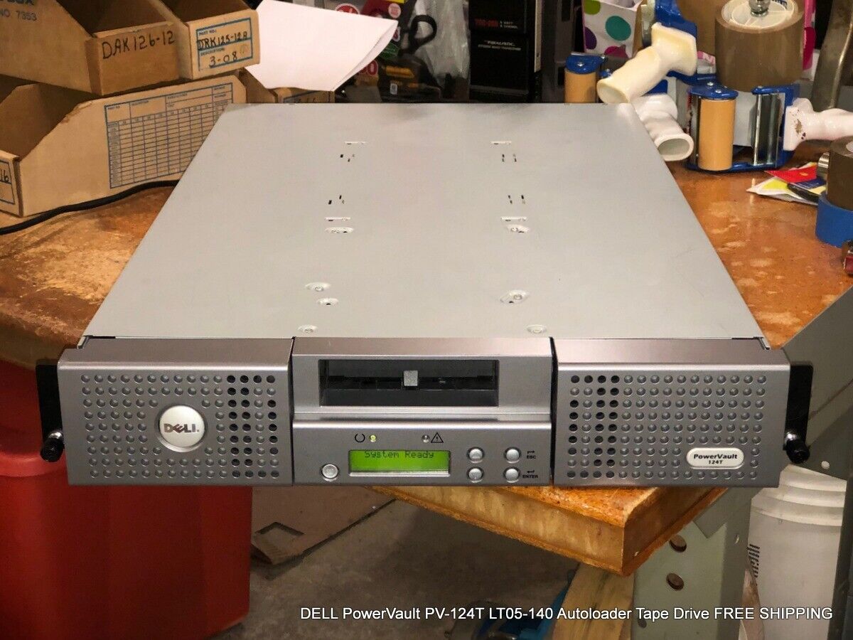 DELL PowerVault PV-124T LT05-140 Autoloader Tape Drive 