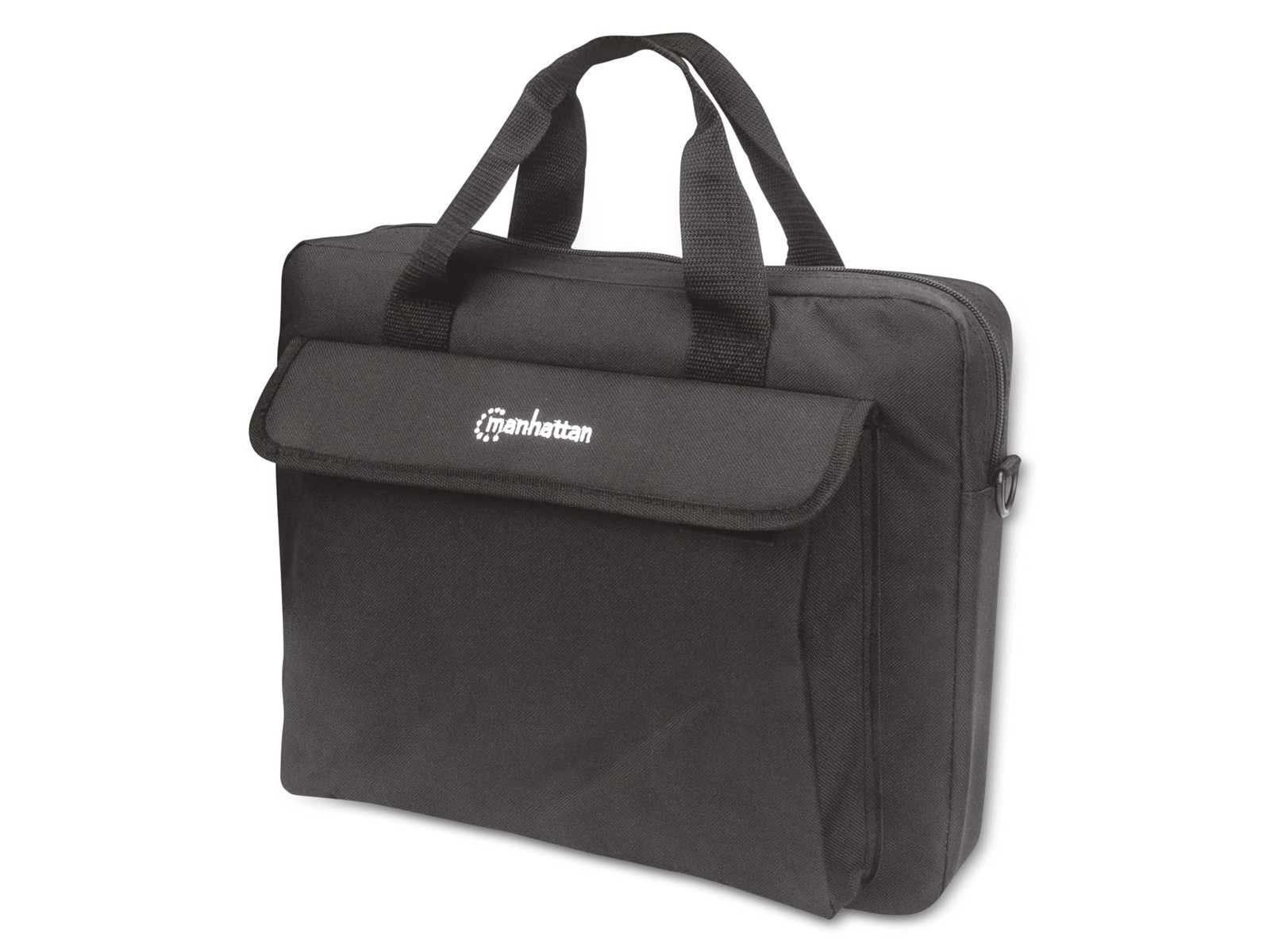 Manhattan London Laptop Bag 14.1", Top Loader, Accessories Pocket, Shoulder Stra