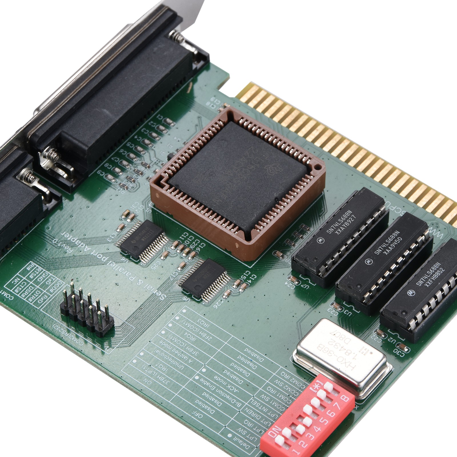 ISA RS232 Serial and Parallel Port Expansion Card ISA COM1 COM2 LPT PC Adapter