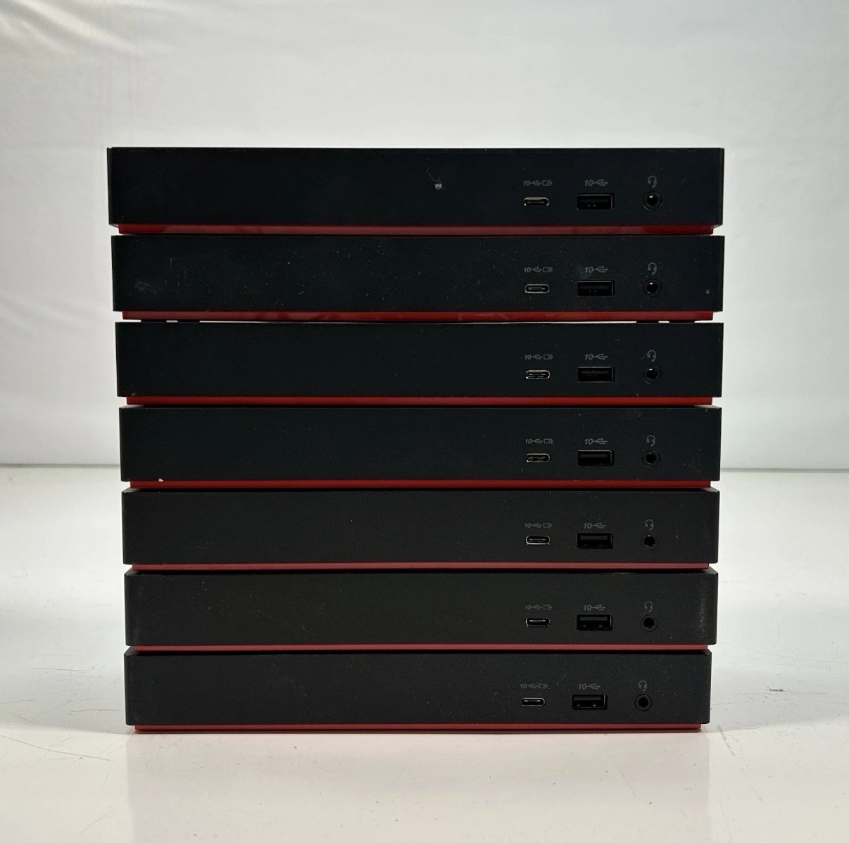 LOT OF 7 Lenovo ThinkPad Thunderbolt 4 Workstation Dock Tested