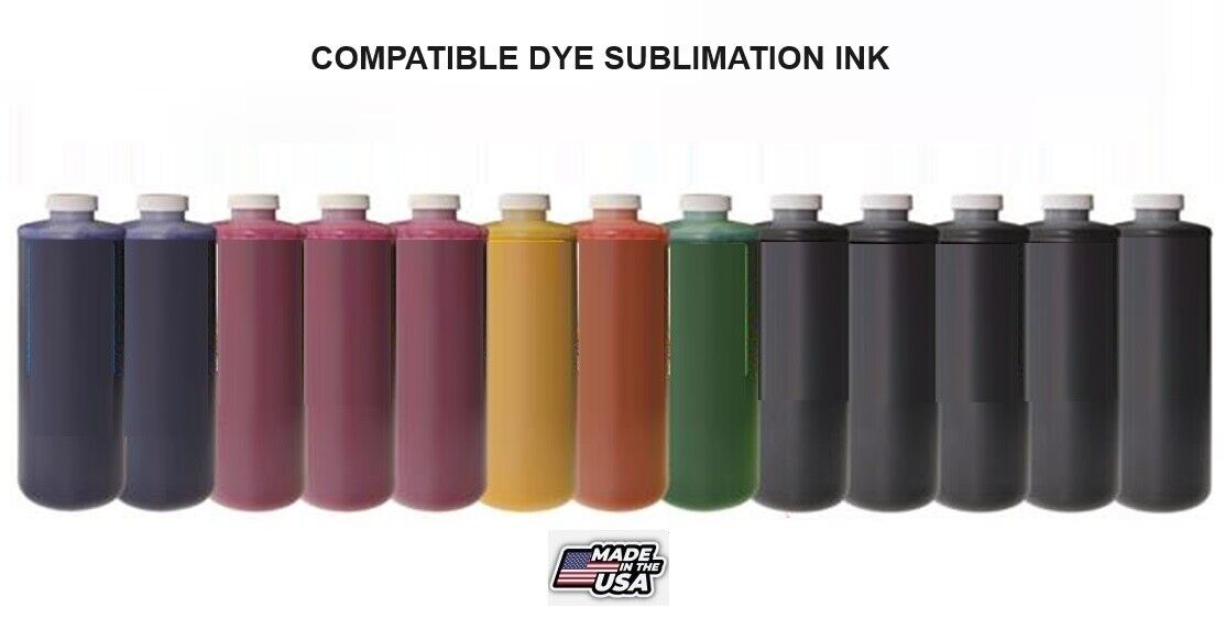 COMPATIBLE DYE SUBLIMATION INK REFILL FOR EPSON ROLAND MUTOH MIMAKI (1,000ML)