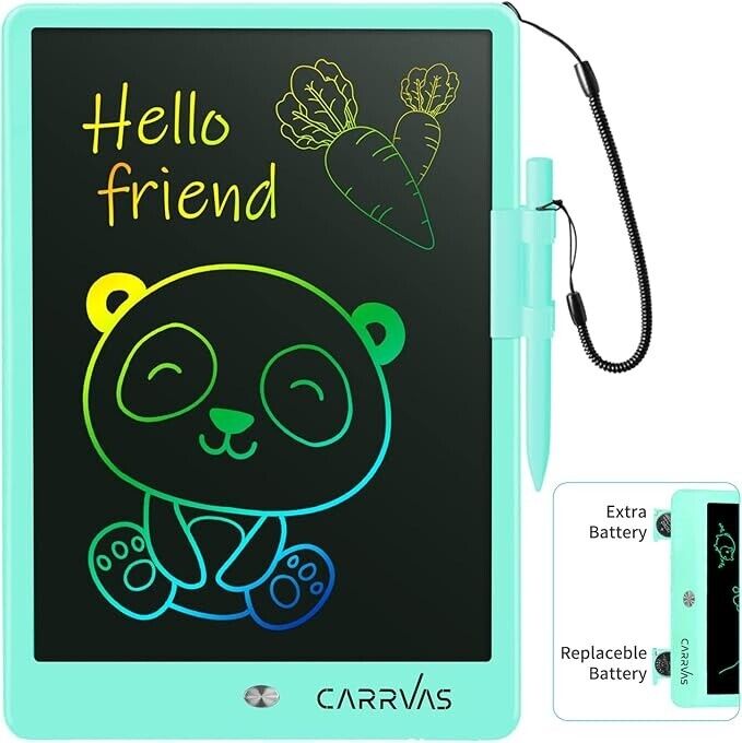 10 Inch LCD Writing Tablet Colorful Electronic Doodle Board Drawing Pad for Kids