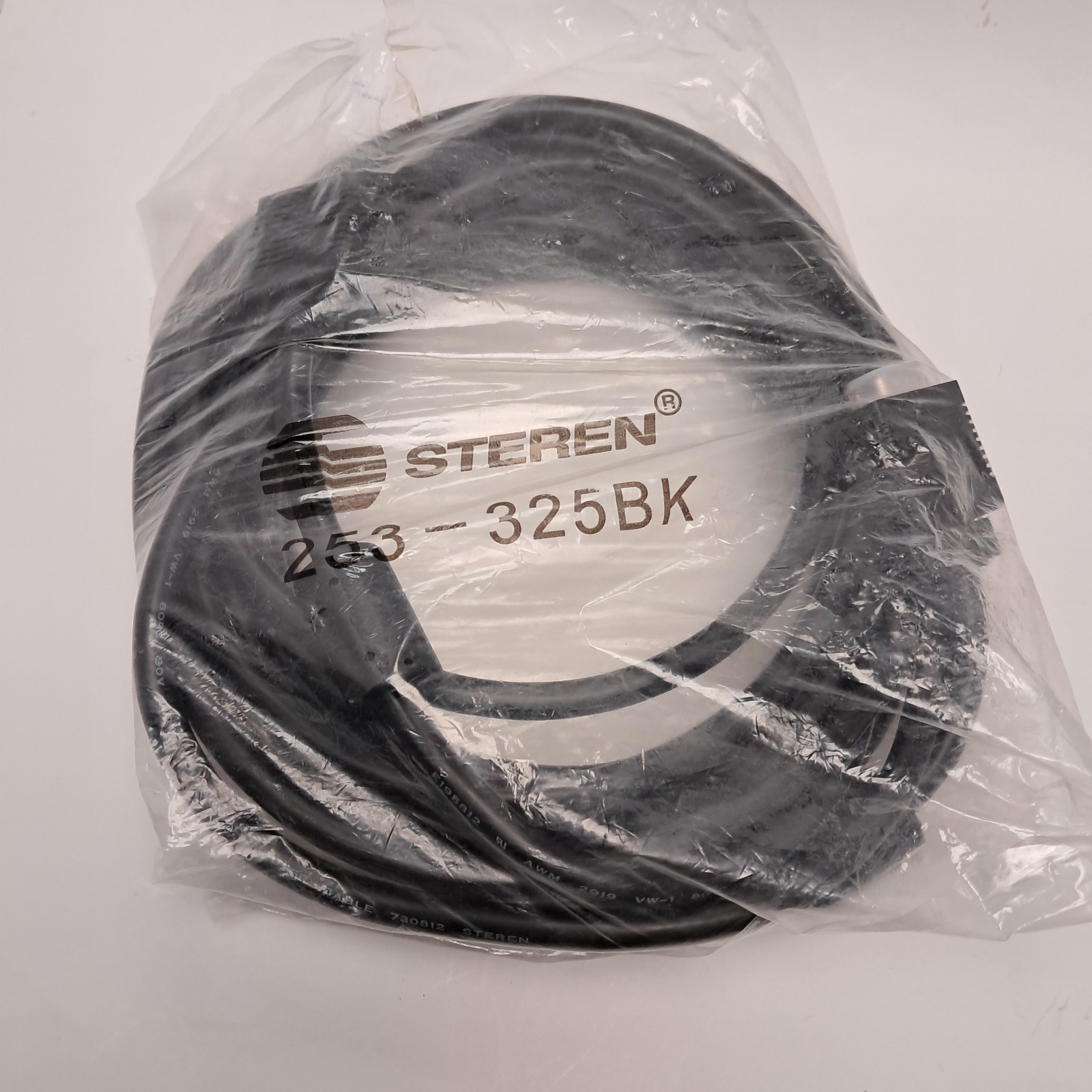 25FT Low Voltage Computer Cable Steren 730812 Data Transfer 30volt SVGA New 