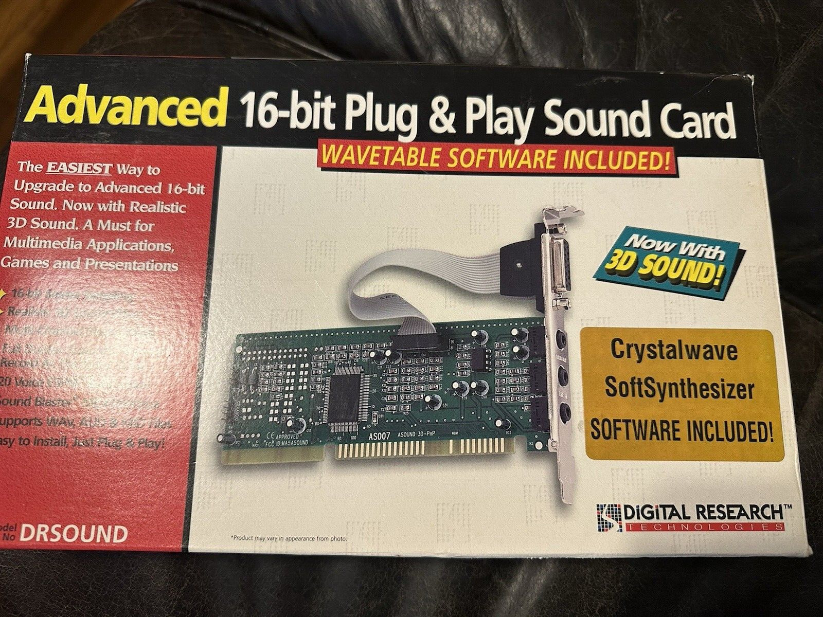 Digital Research Technologies  Advanced 16-bit plug & play sound card DRSOUND