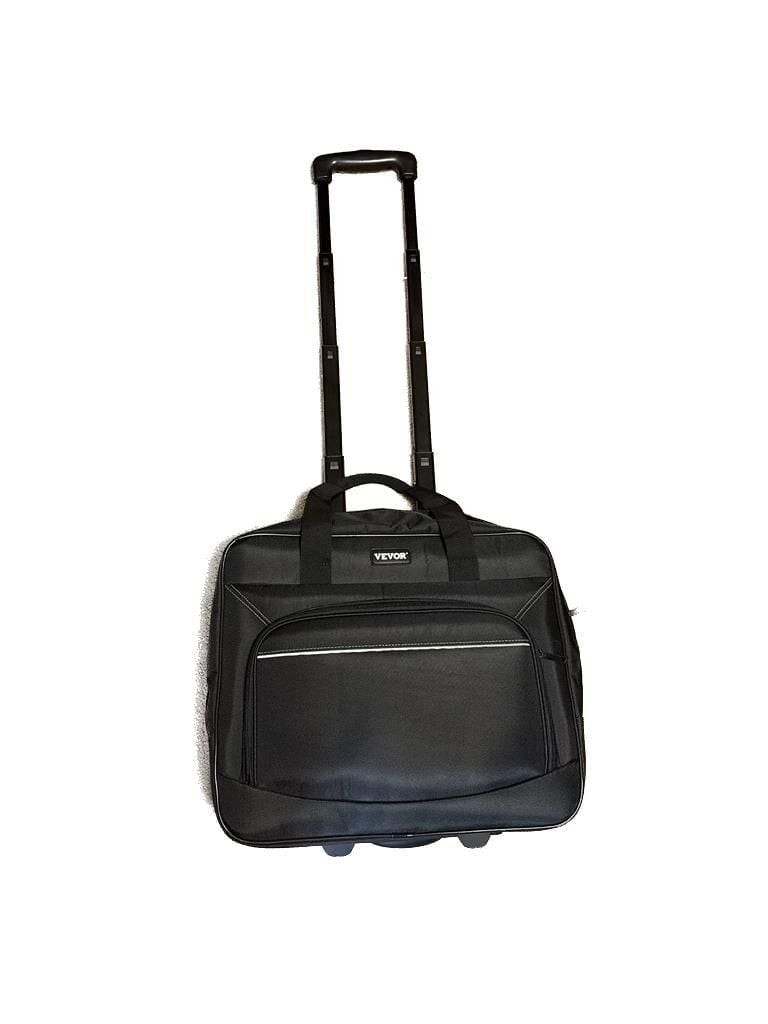 VEVOR Rolling Laptop Bag, Fits Up to 15.6 Inch Laptop, Wheeled Briefcase