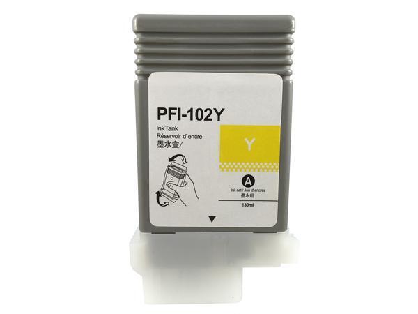 PFI102Y Yellow Ink Cartridge Compatible for Canon Printer 500 600 700