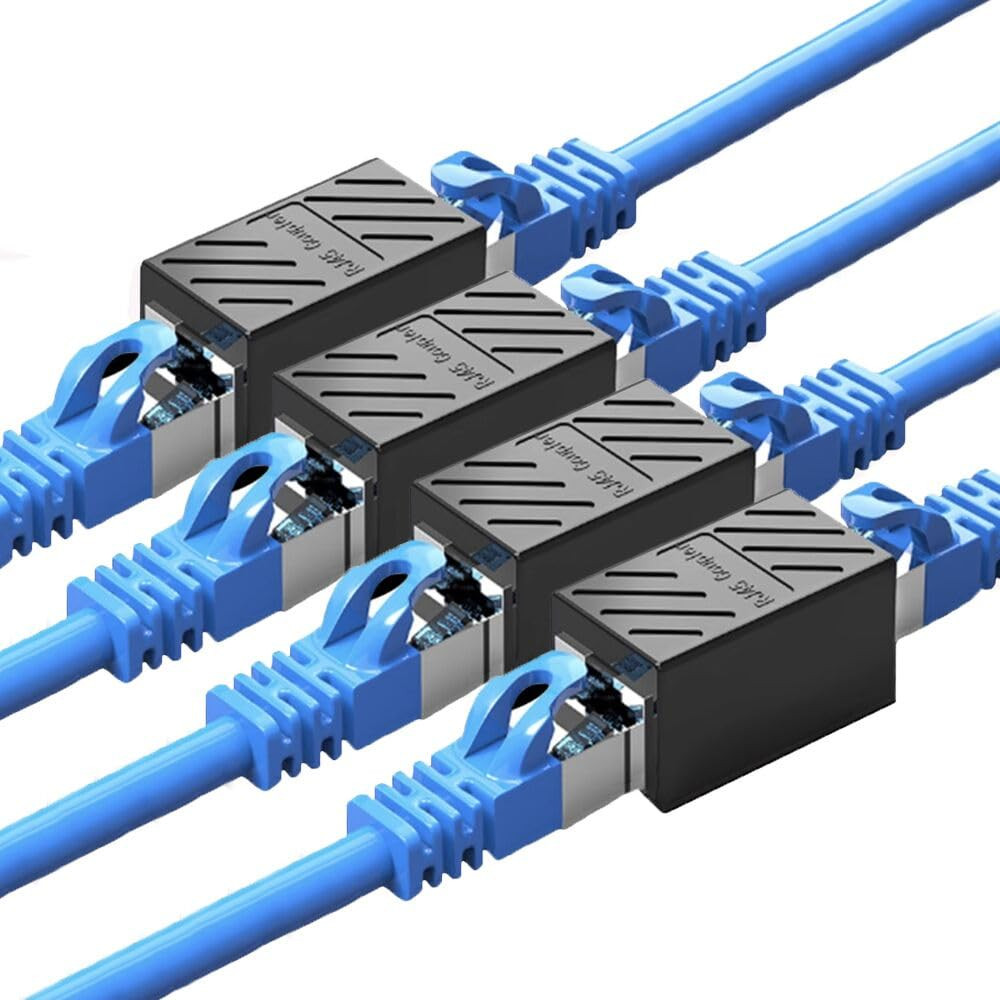 RJ45 Ethernet Coupler,  4 Pack RJ45 LAN Internet Female to Female