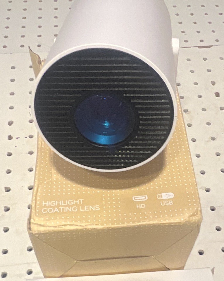 MAGCUBIC HY300 LED Projector 720p/1080p 200 ANSI HDMI USB Portable White