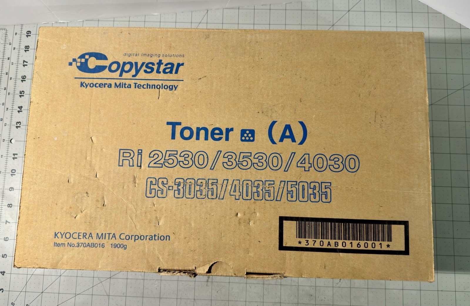NEW Kyocera CopyStar 370AB016 Toner Black - Ri 2530 3530 4030 CS-3035 4035 5035