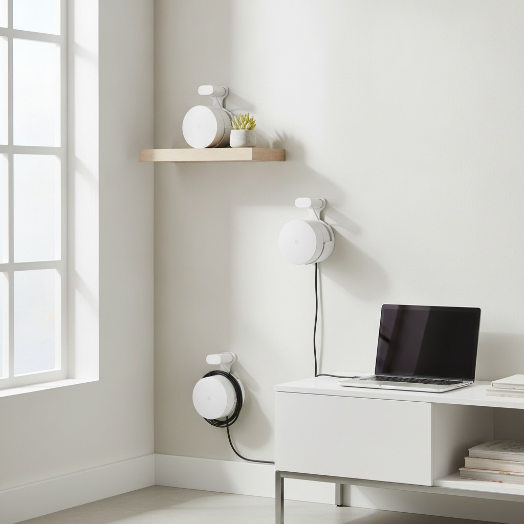 3-Pack Outlet Mounts for Google WiFi - Enhance Your Home WiFi Experience