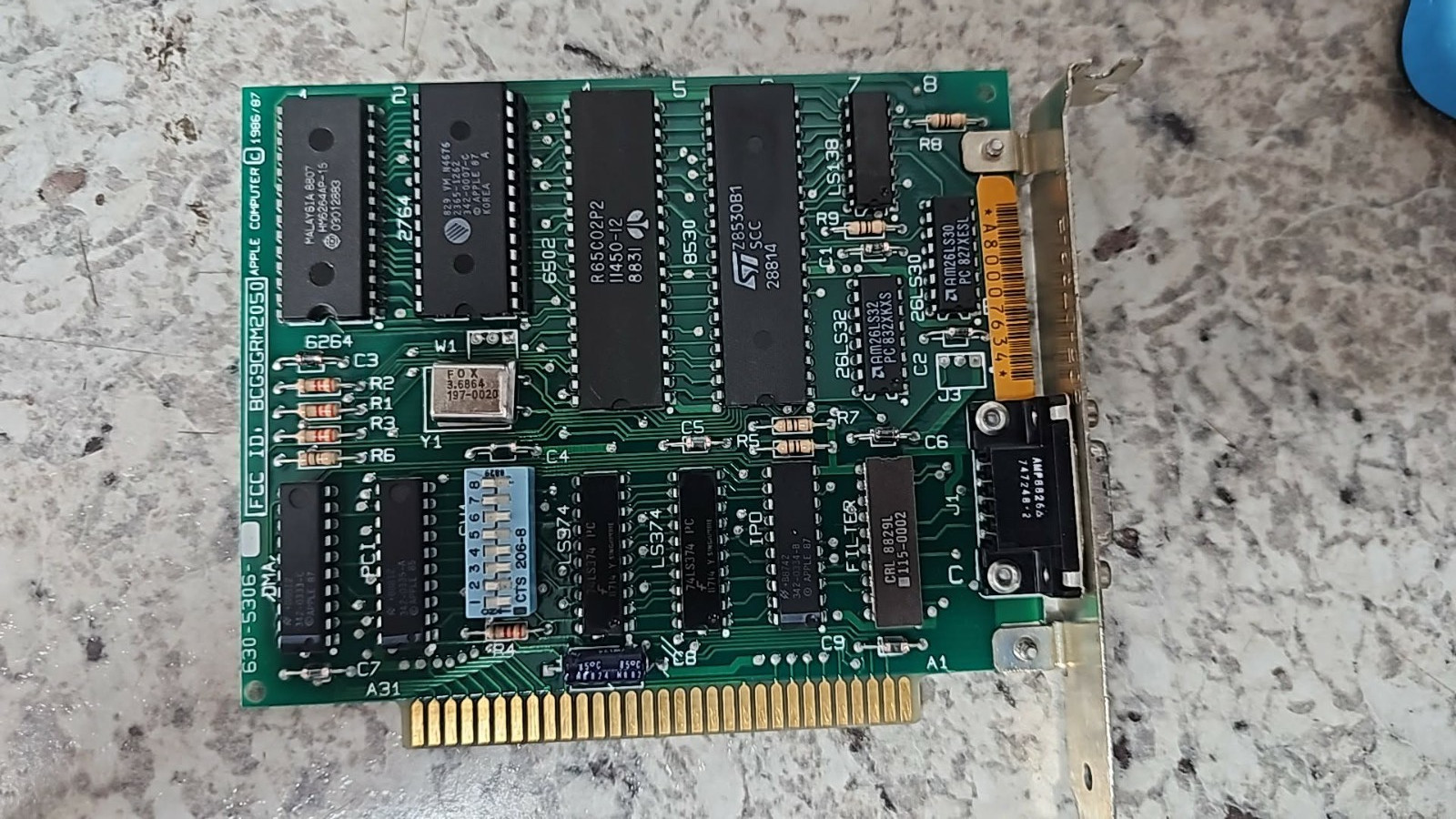 Vintage Retro IBM PC AT XT AT&T Olivetti APPLE ISA Local Talk Adaptor Card