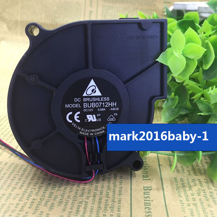 1X 75X75X30MM 3-line Projector Cooling Fan BUB0712HH 0.68A 