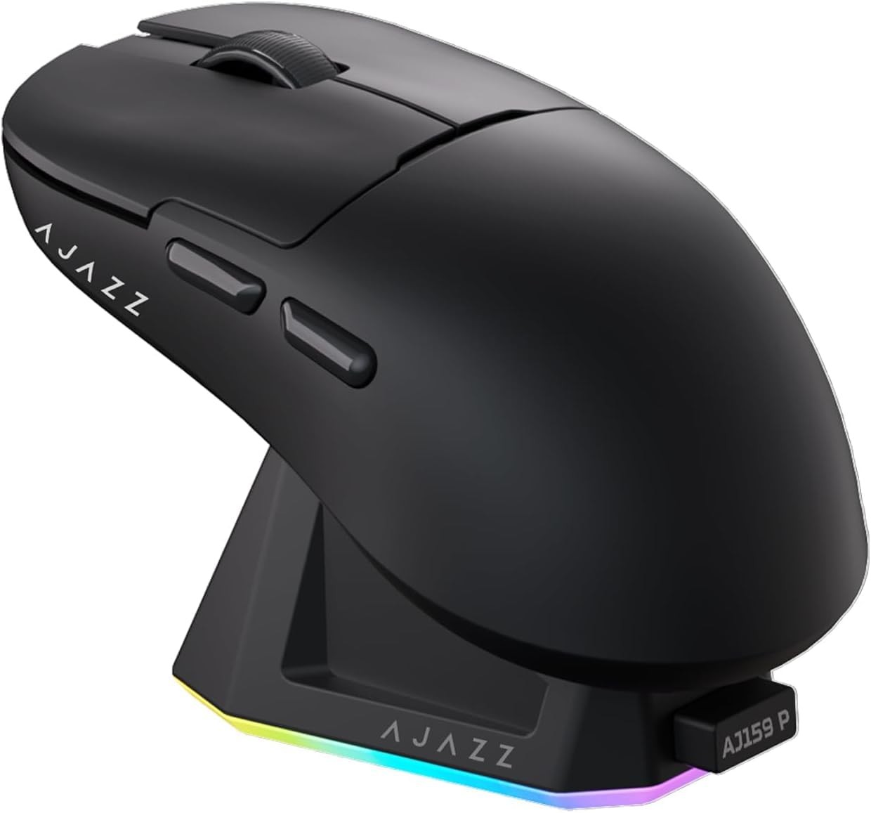 ATTACK SHARK x Ajazz AJ159P Gaming Mouse with Magnetic RGB Charging Dock,2.4G...