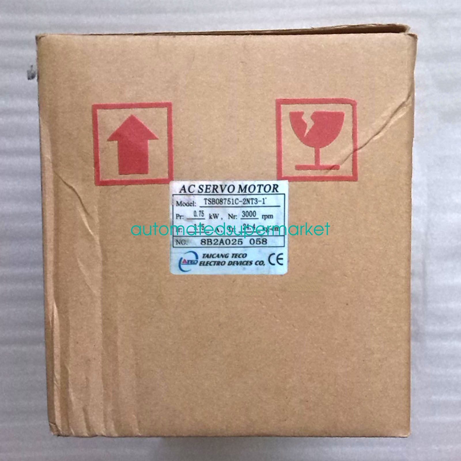 1PC NEW TSB08751C-2NT3-1 TECO AC SERVO MOTOR Shipping by DHL/FedEX