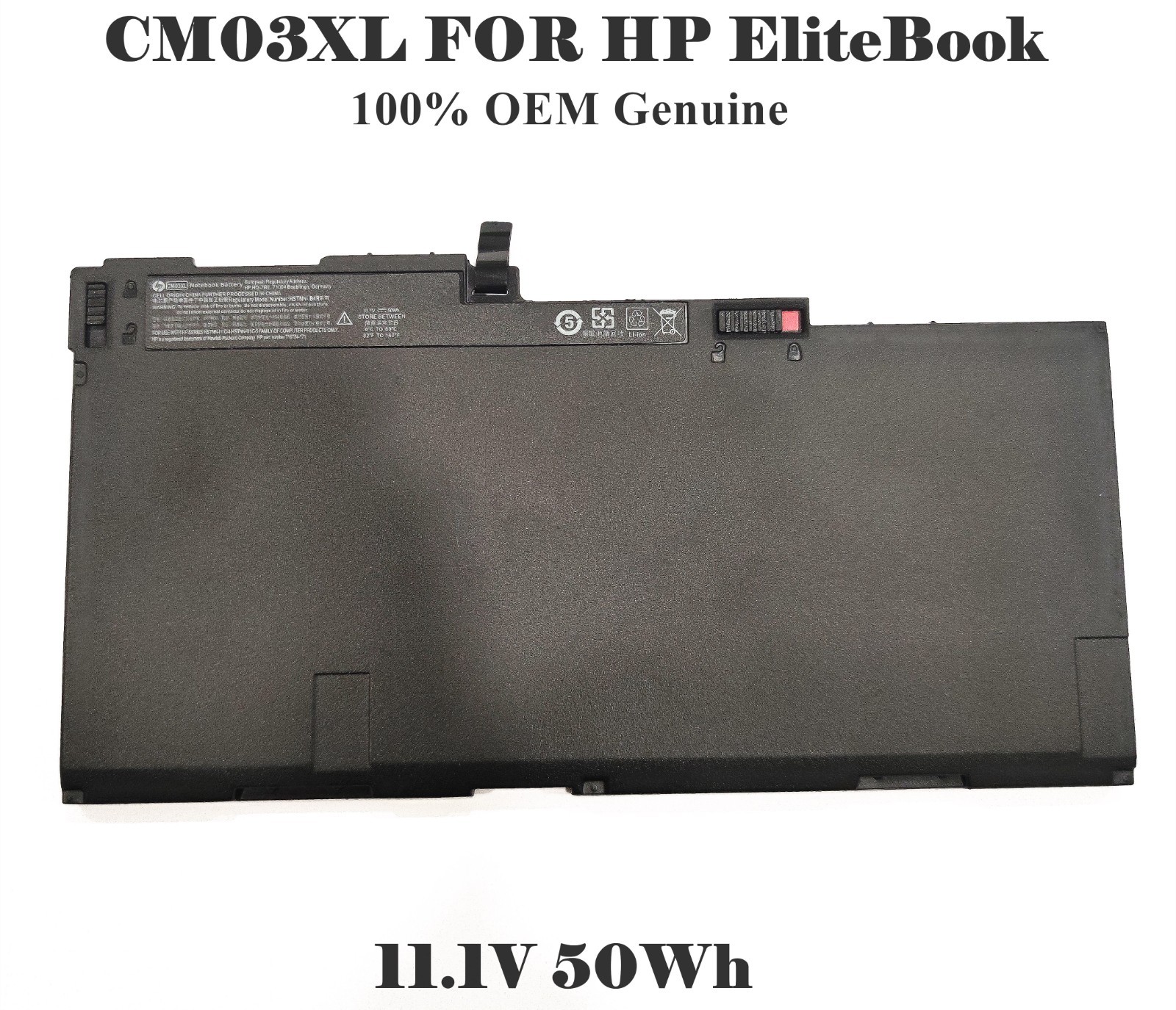 Genuine OEM CM03XL Battery for HP Elitebook 840 850 740 745 750 G1 G2 717376-001
