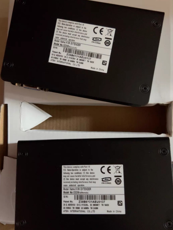 1pcs ATEN CE250A PS/2 KVM Extender up to 150m