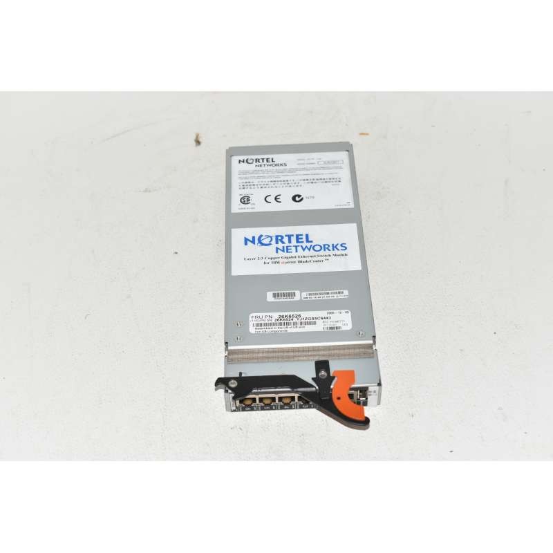 IBM NORTEL 26K6526 6-Port L2 L3 Ethernet GB Switch Blade Center LAN Card
