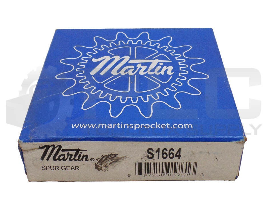 SEALED NEW MARTIN S1664 SPUR GEAR 1-5/8" BORE