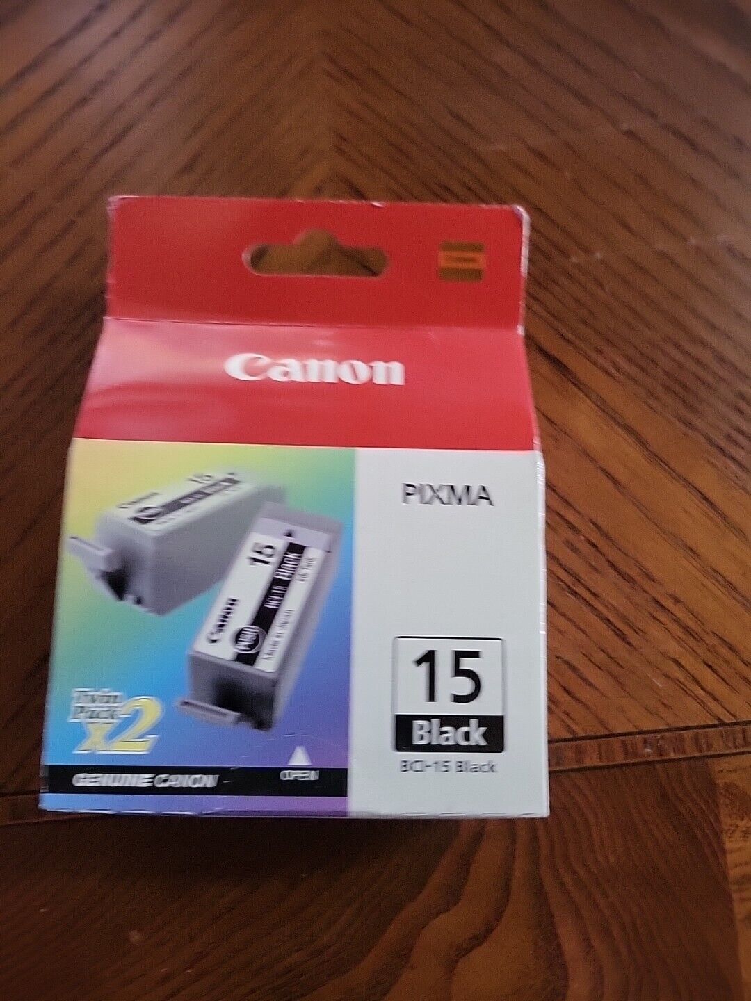 NEW Canon Pixma BCI-15 Black (BCI-15) Ink Black Twin 2/PK Cartridges 